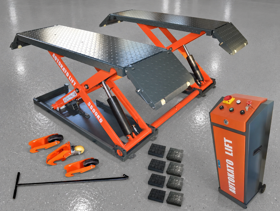 Katool KT X85 8000 lb Electric Mid Rise Scissor Lift 40in CE Certified