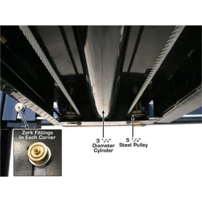 Atlas 8000 lb Portable Four Post Car Storage Lift