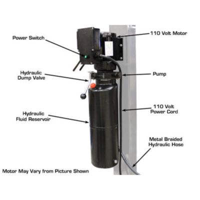 Atlas 8000 lb Portable Four Post Car Storage Lift