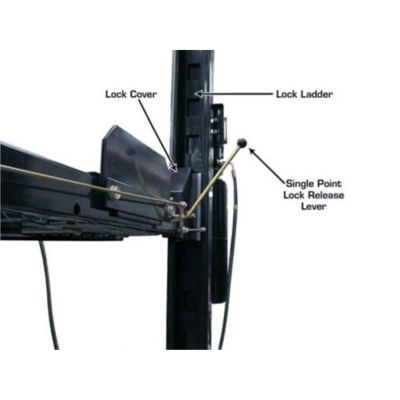 Atlas 8000 lb Portable Four Post Car Storage Lift