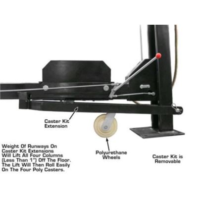 Atlas 8000 lb Portable Four Post Car Storage Lift