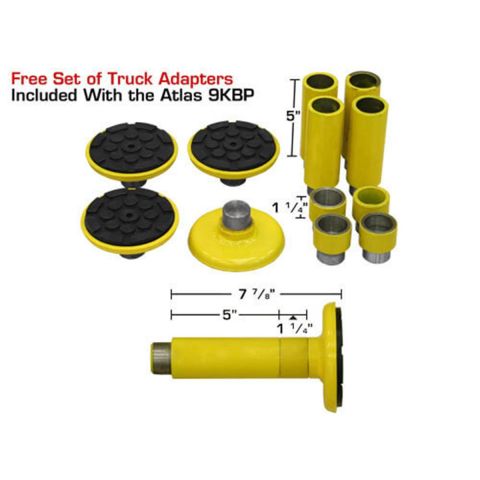 Atlas 9KBPX 9000 lb Baseplate Two Post Car Lift Low Ceiling 9ft 6in