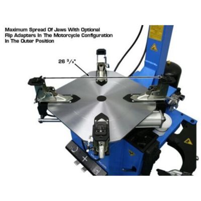 Atlas TC229 Swing Arm Rim Clamp Tire Changer with Bead Blaster 39in