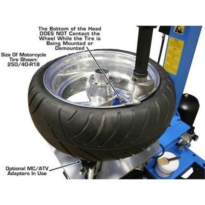 Atlas TC229 Swing Arm Rim Clamp Tire Changer with Bead Blaster 39in