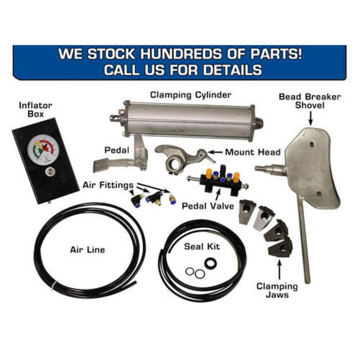 Atlas TC289LH Extra Large Rim Clamp Tire Changer Left Hand Assist 47in