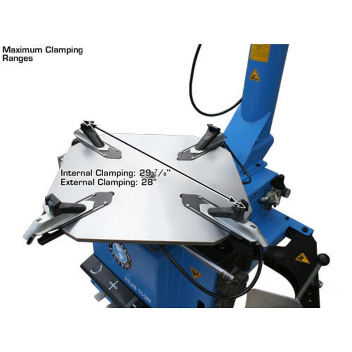 Atlas TC289LH Extra Large Rim Clamp Tire Changer Left Hand Assist 47in