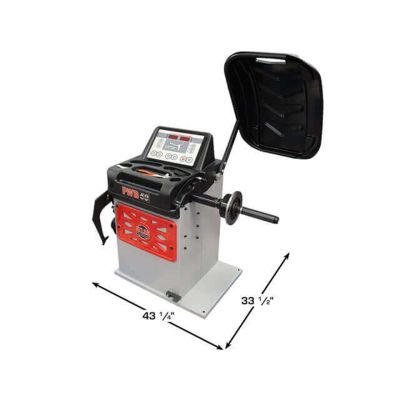Atlas Platinum PWB50 2D Auto Data Entry Wheel Balancer 165 lb 110V