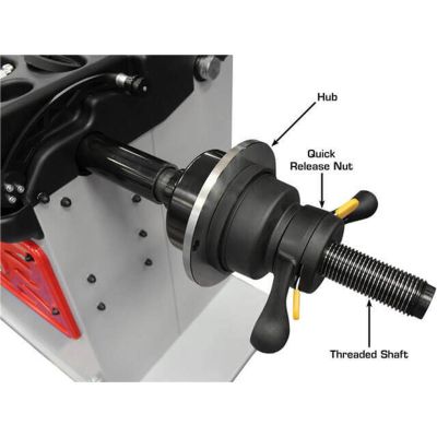 Atlas Platinum PWB50 2D Auto Data Entry Wheel Balancer 165 lb 110V