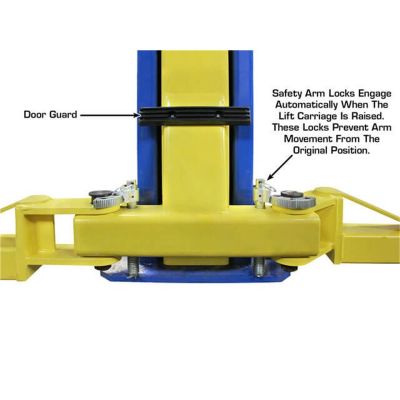 Atlas PRO 9D 9000 lb Overhead Two Post Car Lift Symmetric Asymmetric