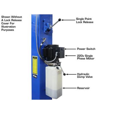 Atlas PRO 9D 9000 lb Overhead Two Post Car Lift Symmetric Asymmetric