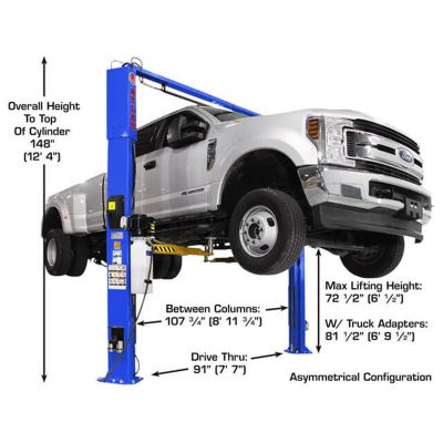 Atlas Platinum PVL10 10000 lb ALI Certified Two Post Car Lift 220V