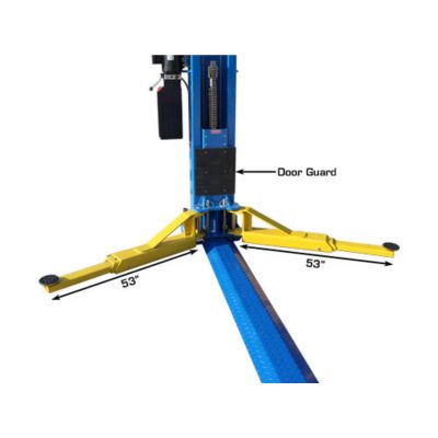 Atlas BP12000X 12000 lb Heavy Duty Baseplate Two Post Lift Low Ceiling