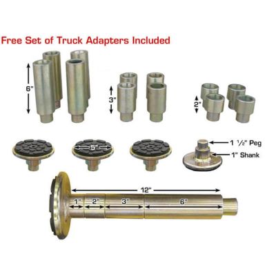 Atlas BP12000X 12000 lb Heavy Duty Baseplate Two Post Lift Low Ceiling