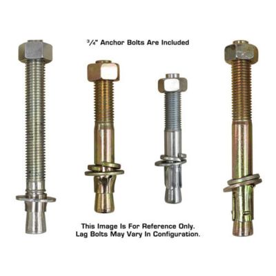 Atlas BP12000X 12000 lb Heavy Duty Baseplate Two Post Lift Low Ceiling