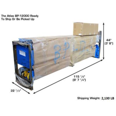 Atlas BP12000X 12000 lb Heavy Duty Baseplate Two Post Lift Low Ceiling