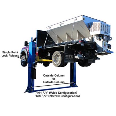 Atlas BP12000X 12000 lb Heavy Duty Baseplate Two Post Lift Low Ceiling