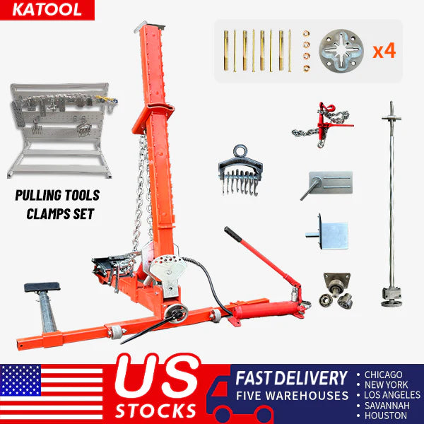 Katool KT YA260 10 Ton Auto Body Frame Puller Straightener Portable