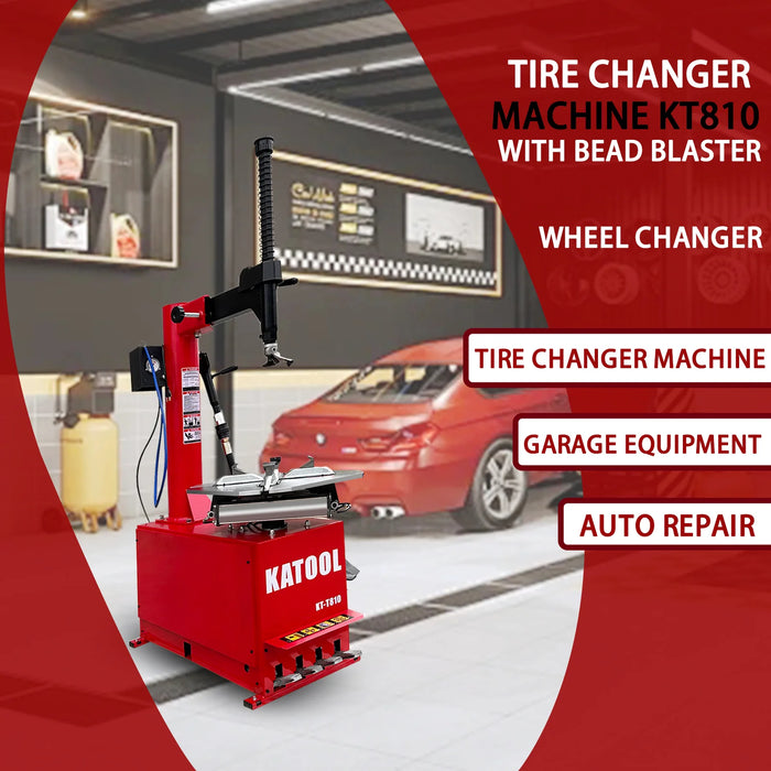 Katool Professional Wheel Clamp Tire Changer 2HP