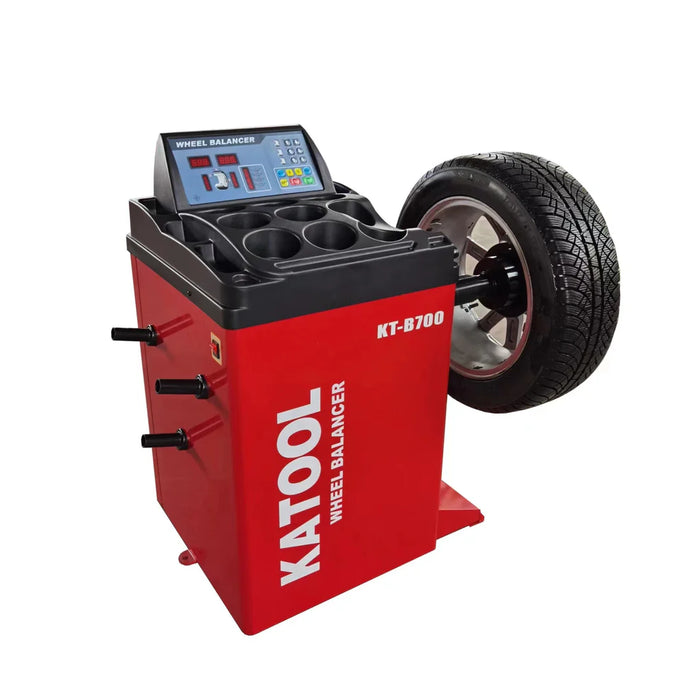 Katool KT B700 Professional Wheel Balancer 1g Accuracy 30in Rim 110V