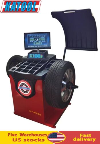 Katool KT B750 Precision Wheel Balancer 1g Accuracy 30in Rim Capacity