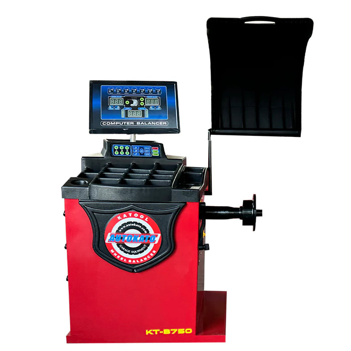 Katool KT B750 Precision Wheel Balancer 1g Accuracy 30in Rim Capacity