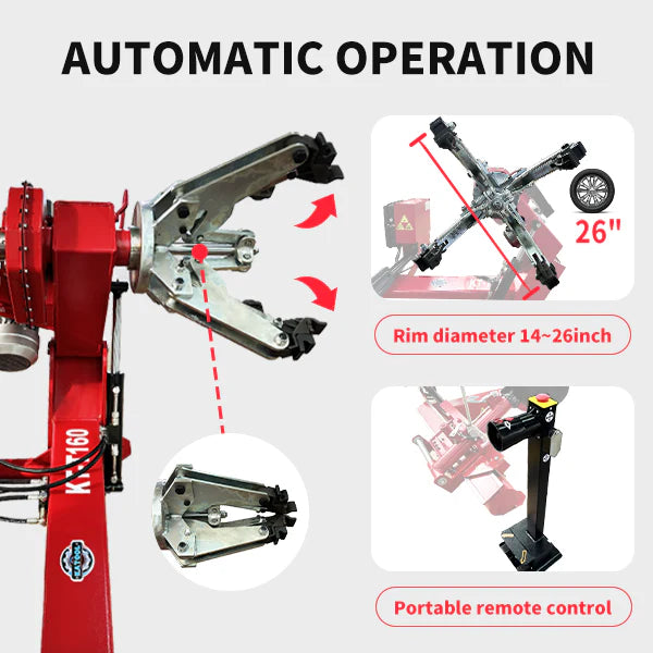 Katool Heavy Duty Electro Hydraulic Truck Tire Changer