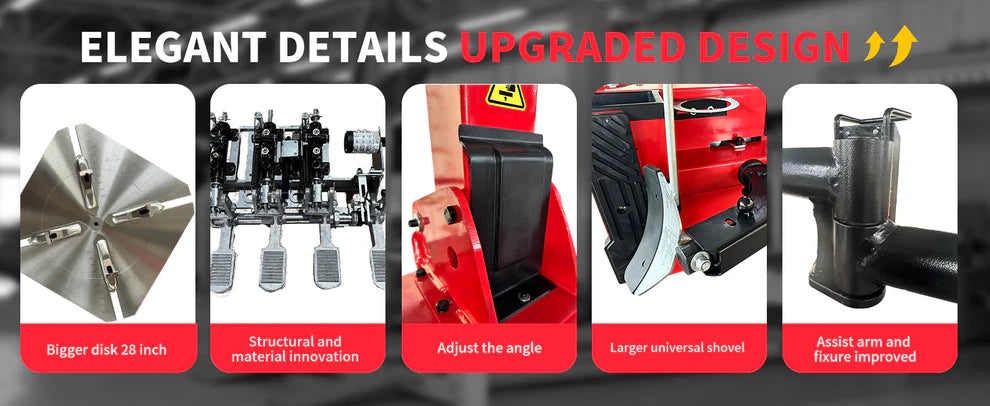 Katool KT T850 Tilt Arm Wheel Clamp Tire Changer 2HP 110V 47in