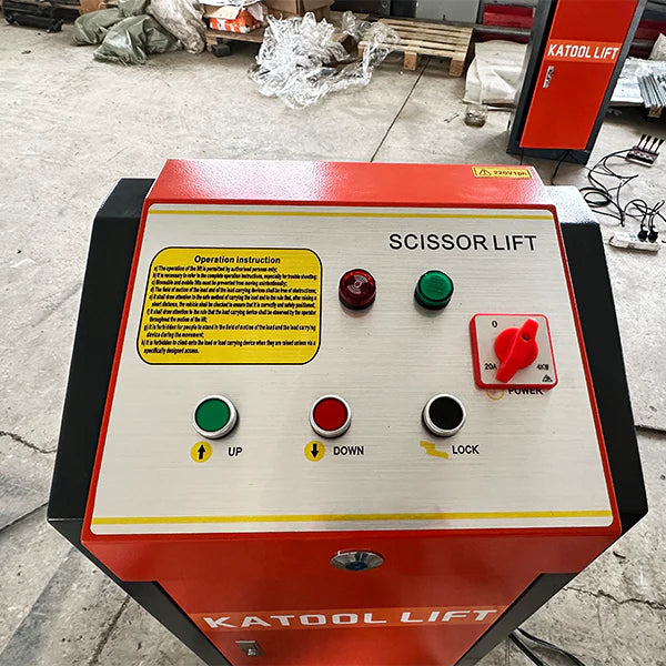 Katool KT X90E 8000 lb Electric Mid Rise Scissor Lift 47in CE Certified