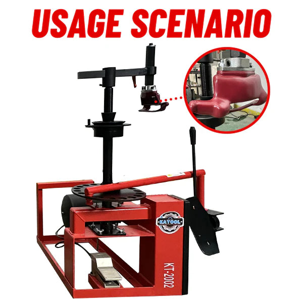 Katool KT 2002 Manual Portable Tire Changer Machine 12 to 22 Inch Rims