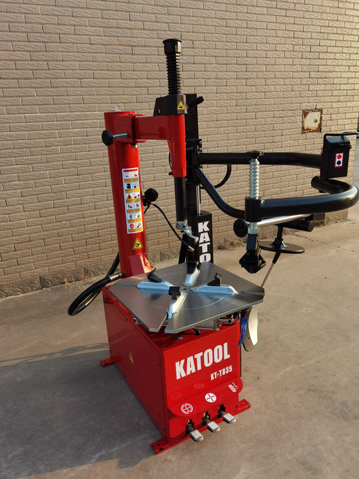 Katool KT T835 Single Assist Arm Wheel Clamp Tire Changer 2HP 110V