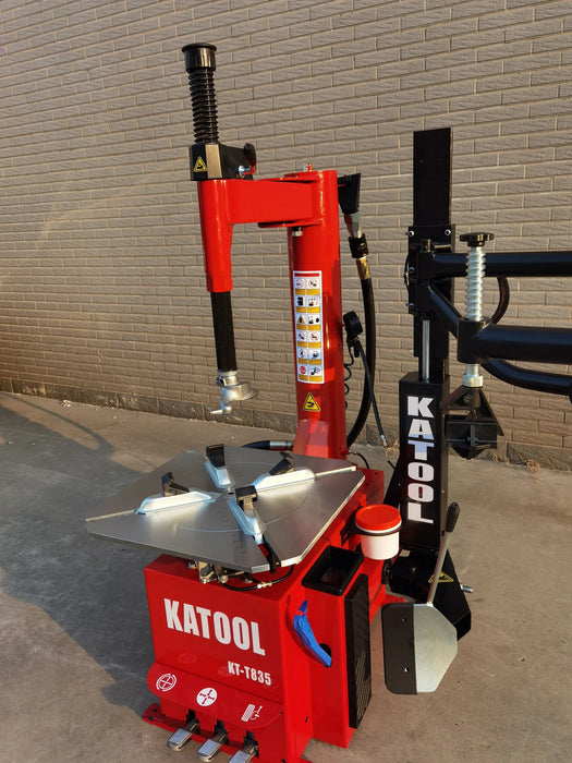 Katool KT T835 Single Assist Arm Wheel Clamp Tire Changer 2HP 110V