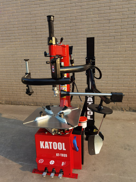 Katool KT T835 Single Assist Arm Wheel Clamp Tire Changer 2HP 110V