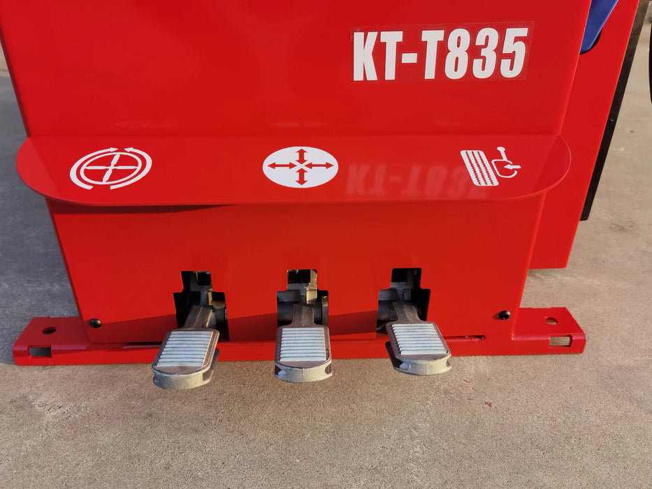 Katool KT T835 Single Assist Arm Wheel Clamp Tire Changer 2HP 110V
