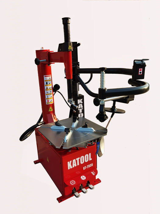 Katool KT T835 Single Assist Arm Wheel Clamp Tire Changer 2HP 110V