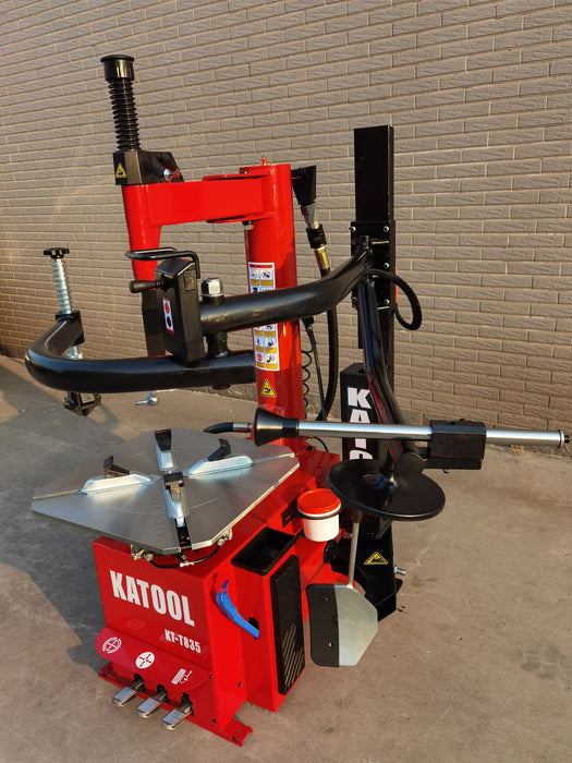 Katool KT T835 Single Assist Arm Wheel Clamp Tire Changer 2HP 110V