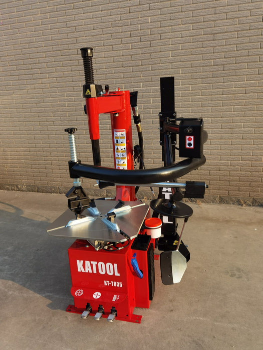 Katool KT T835 Single Assist Arm Wheel Clamp Tire Changer 2HP 110V
