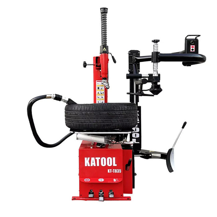 Katool KT T835 Single Assist Arm Wheel Clamp Tire Changer 2HP 110V