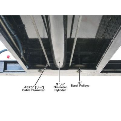 Atlas Garage PRO9000 9000 lb Extra Wide Four Post Lift Diesel Dually