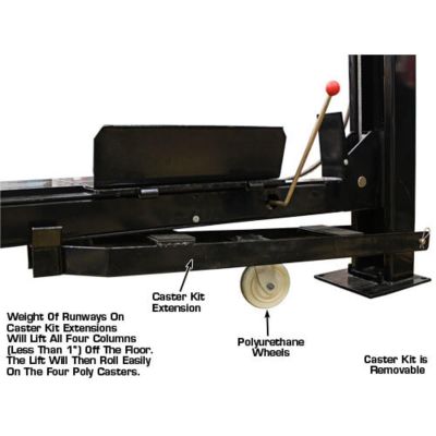 Atlas Garage PRO9000 9000 lb Extra Wide Four Post Lift Diesel Dually