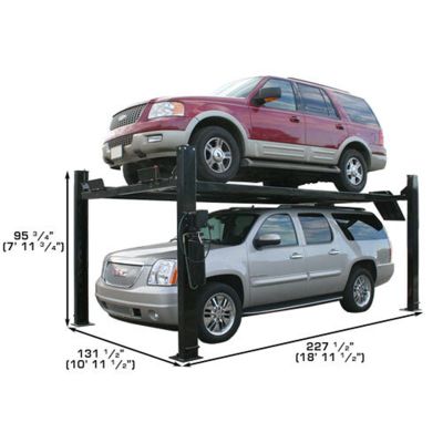 Atlas Garage PRO9000 9000 lb Extra Wide Four Post Lift Diesel Dually