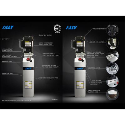 Atlas Platinum PVL9BP 9000 lb ALI Certified Baseplate Two Post Car Lift