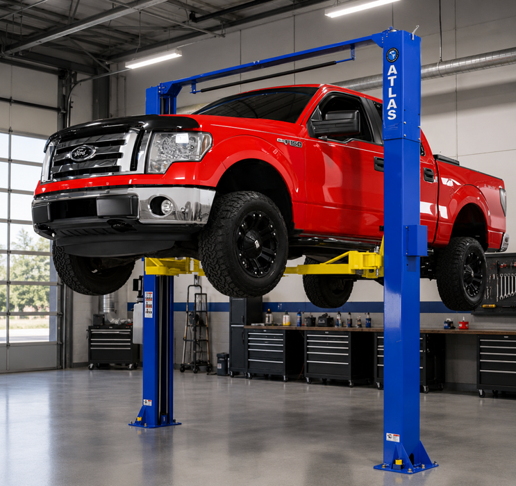 Atlas PRO 9D 9000 lb Overhead Two Post Car Lift Symmetric Asymmetric