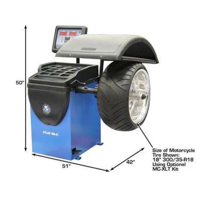 Atlas TC289 and WB41 Tire Changer Wheel Balancer Combo Package 110V